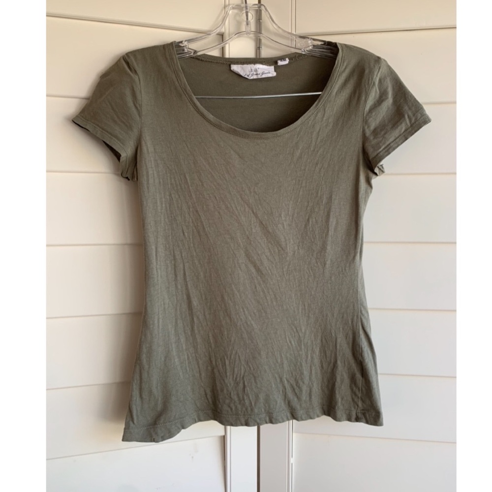 H&M Olive Green Tee XS